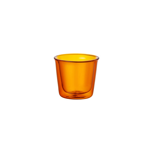 CAST AMBER double wall glass 250ml