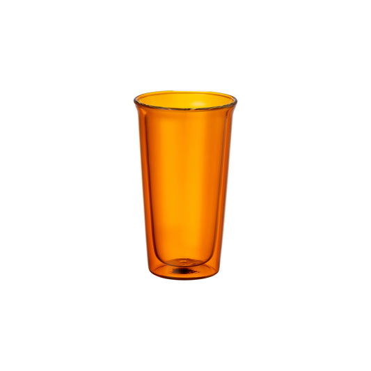 CAST AMBER double wall glass 340ml