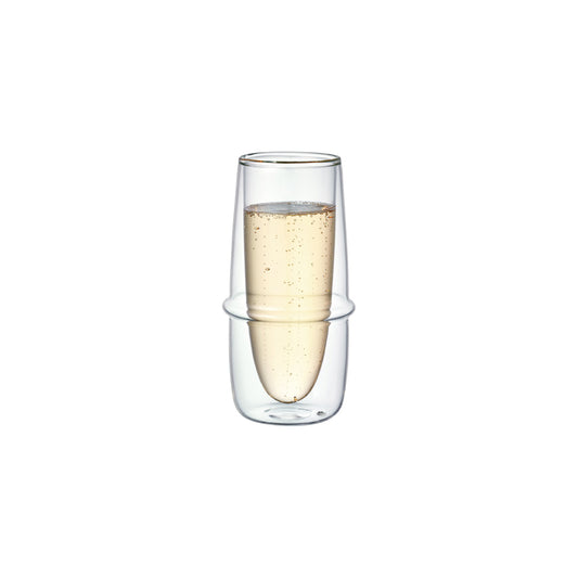 KRONOS double wall champagne glass 160ml