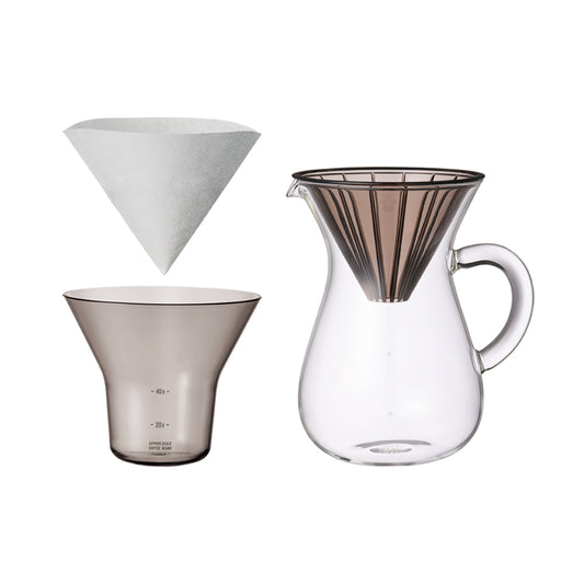 SCS coffee carafe set 4cups plastic
